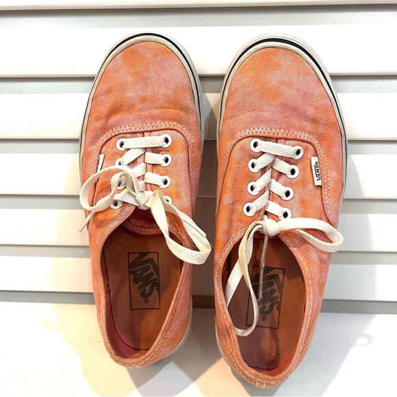 Vans Tie Dye Coral Sneakers Size 7.5 - Picture 4 of 8